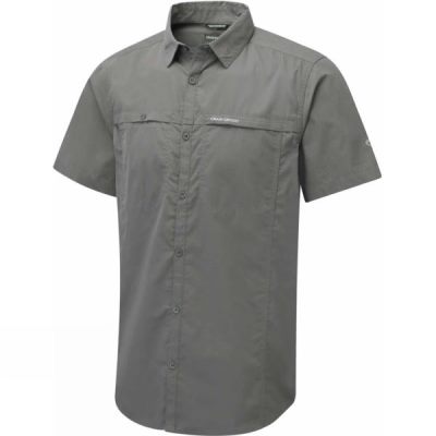 Camisa Craghoppers Kiwi Trek Manga Corta Hombre - Verde - Chile GNP150793